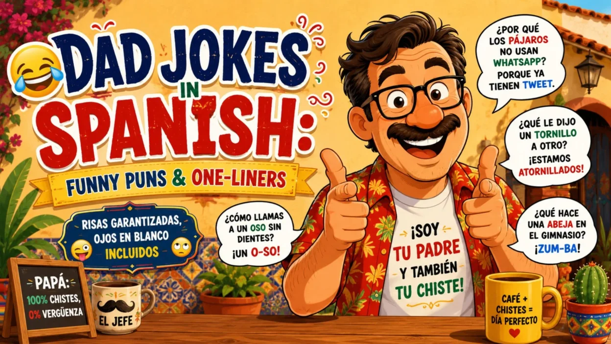 😂 Dad Jokes in Spanish Funny Puns & One-Liners