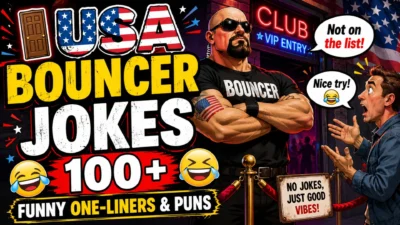 🚪 USA Bouncer Jokes 100+ Funny One-Liners & Puns