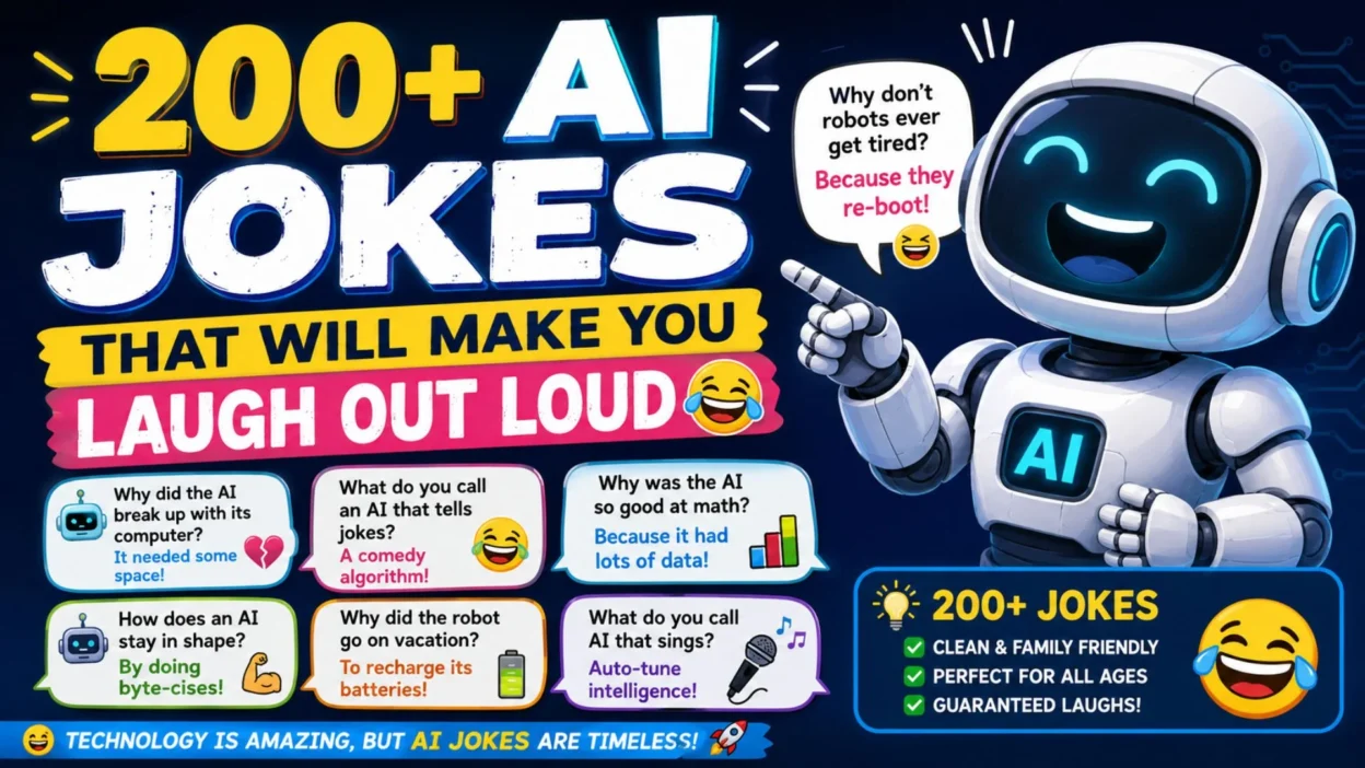 🤖 200+ AI Jokes That Will Make You Laugh Out Loud