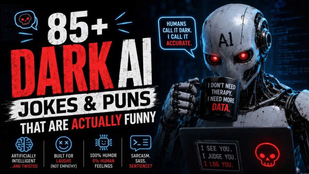 🤖 85+ Dark AI Jokes & Puns That Are Actually Funny