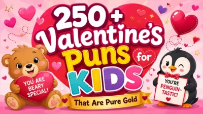 🥰 250+ Valentine’s Puns for Kids That Are Pure Gold