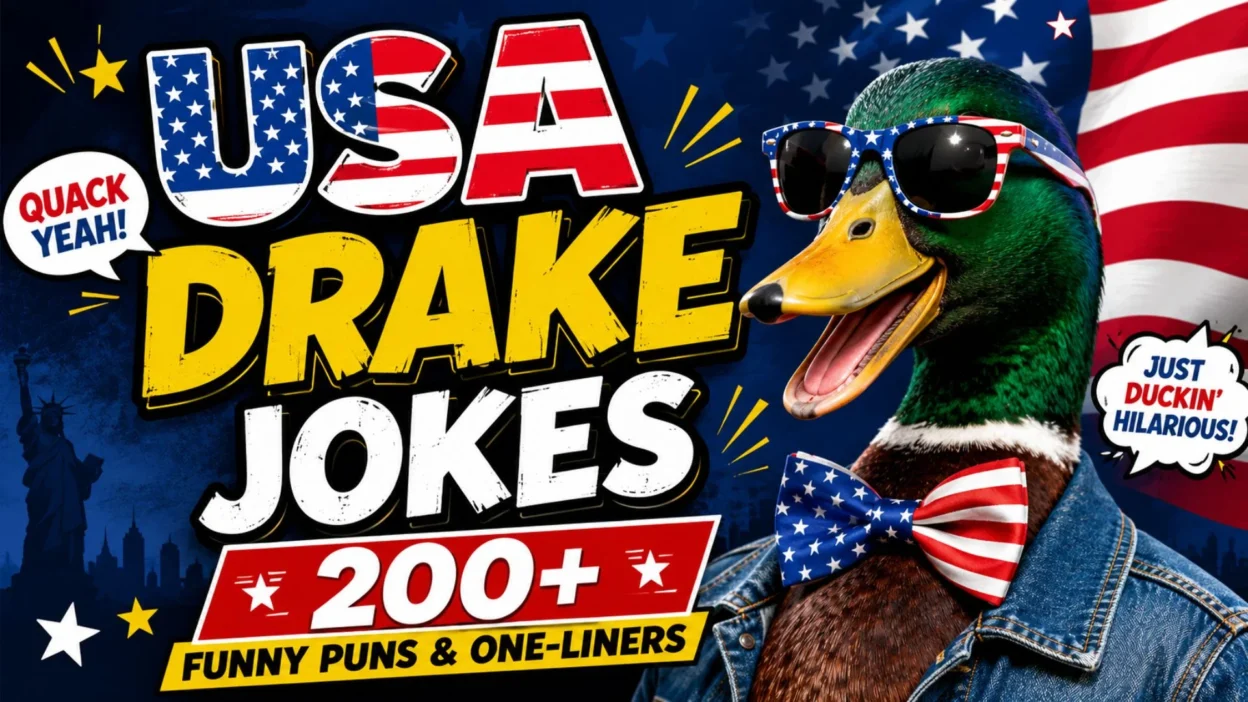 🦅 USA Drake Jokes 200+ Funny Puns & One-Liners
