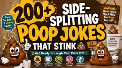 200+ Side-Splitting Poop Jokes That Stink 💩