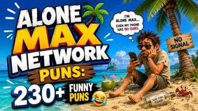 Alone Max Network Puns 230+ Funny Puns 🏝️