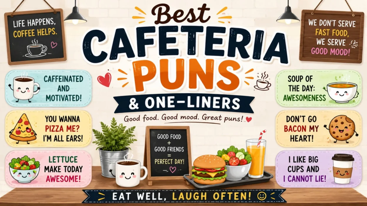 Best Cafeteria Puns & One-Liners