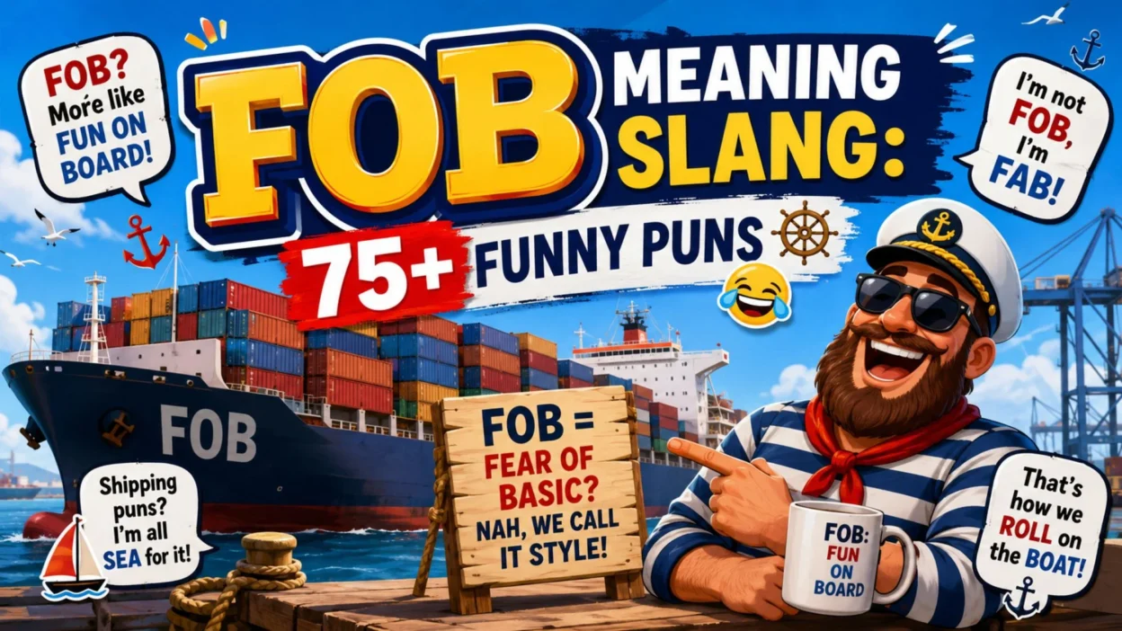 FOB Meaning Slang 75+ Funny Puns 🚢😂