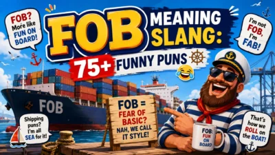 FOB Meaning Slang 75+ Funny Puns 🚢😂