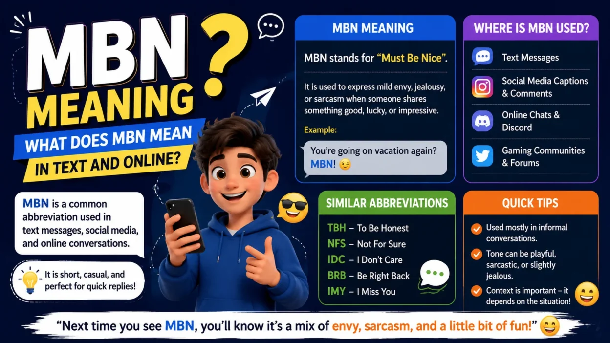 MBN Meaning What Does MBN Mean in Text and Online