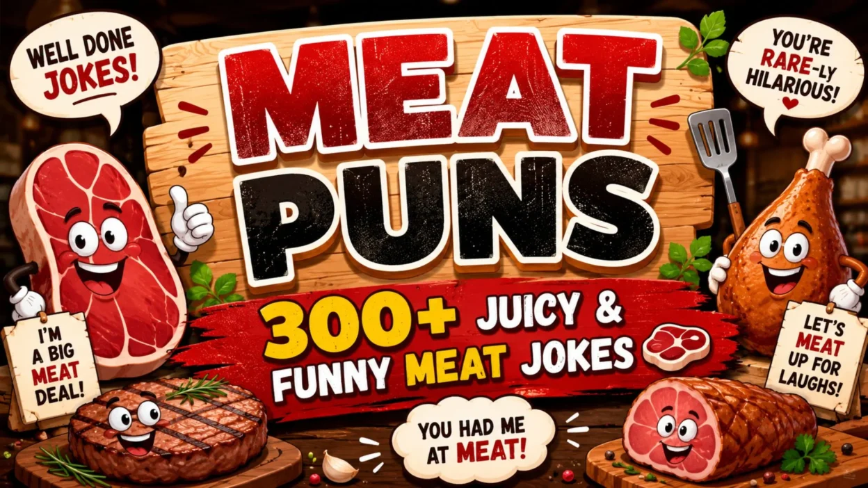 Meat Puns 300+ Juicy & Funny Meat Jokes 🥩
