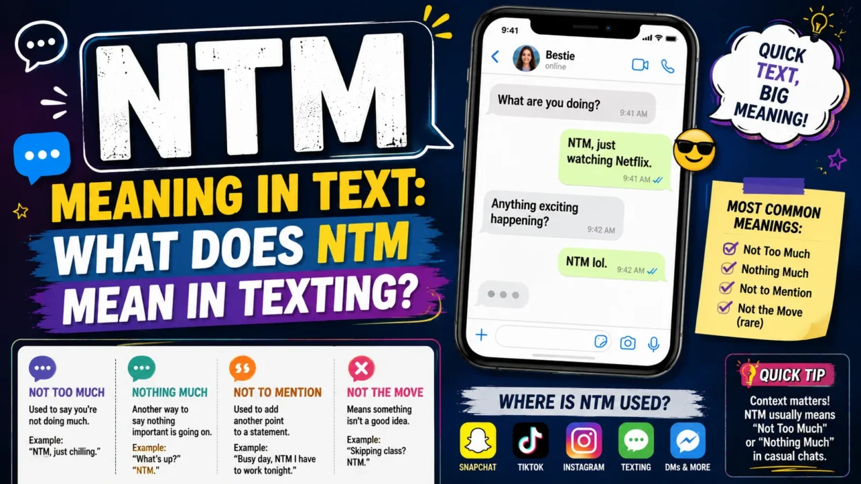 NTM Meaning in Text What Does NTM Mean in Texting