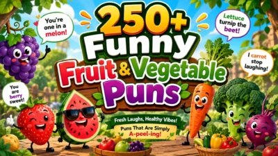 Produce Puns 250+ Funny Fruit & Vegetable Puns 🍎