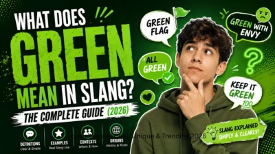 What Does Green Mean in Slang The Complete Guide (2026)