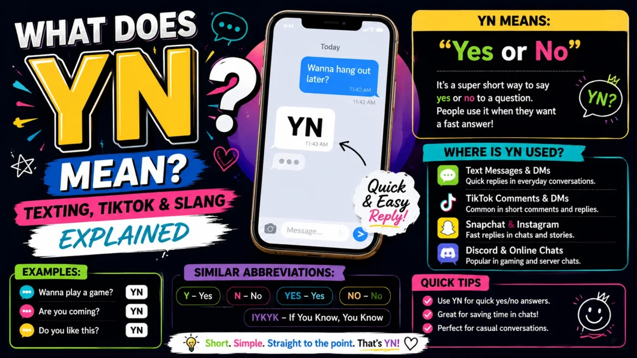 What Does YN Mean Texting, TikTok & Slang Explained