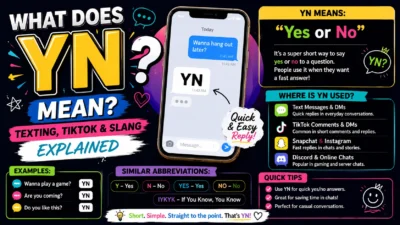 What Does YN Mean Texting, TikTok & Slang Explained
