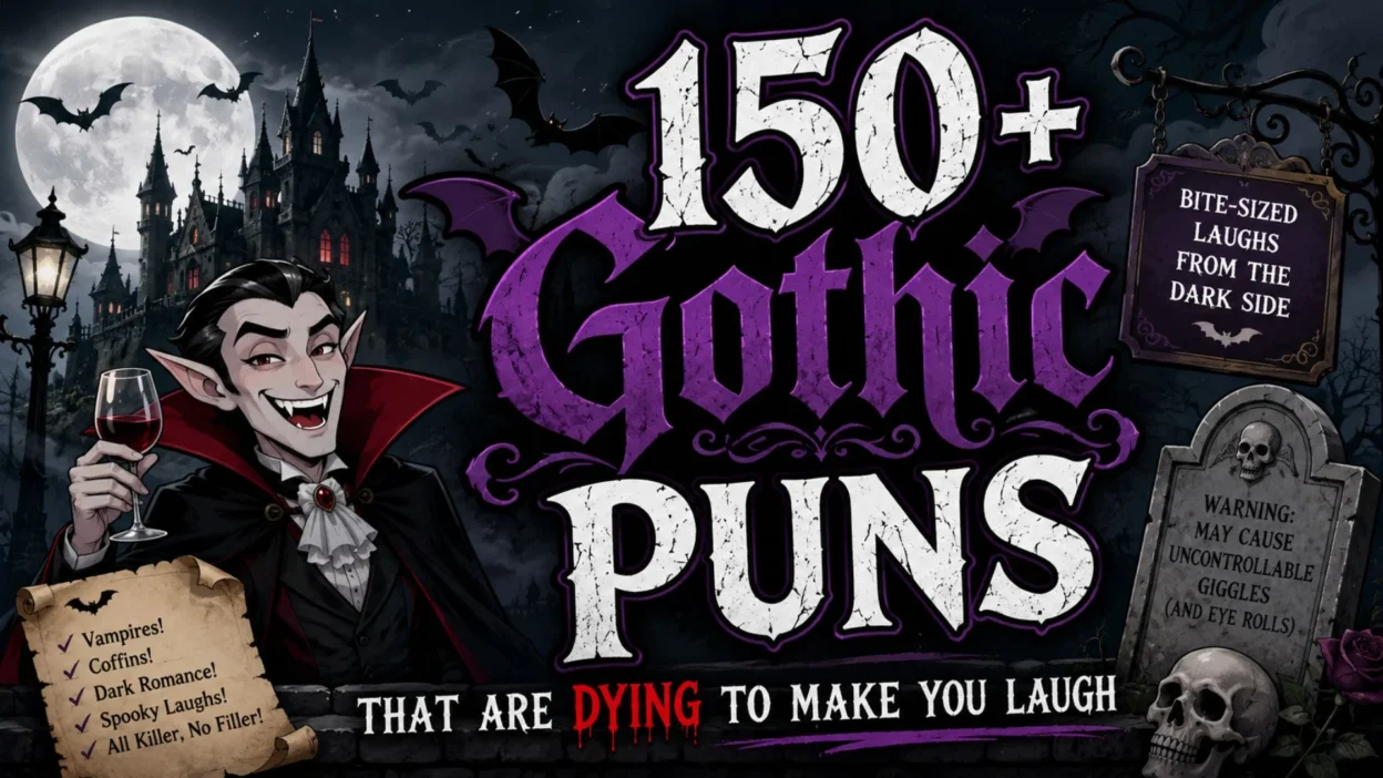 🦇 150+ Gothic Puns That Are Dying to Make You Laugh