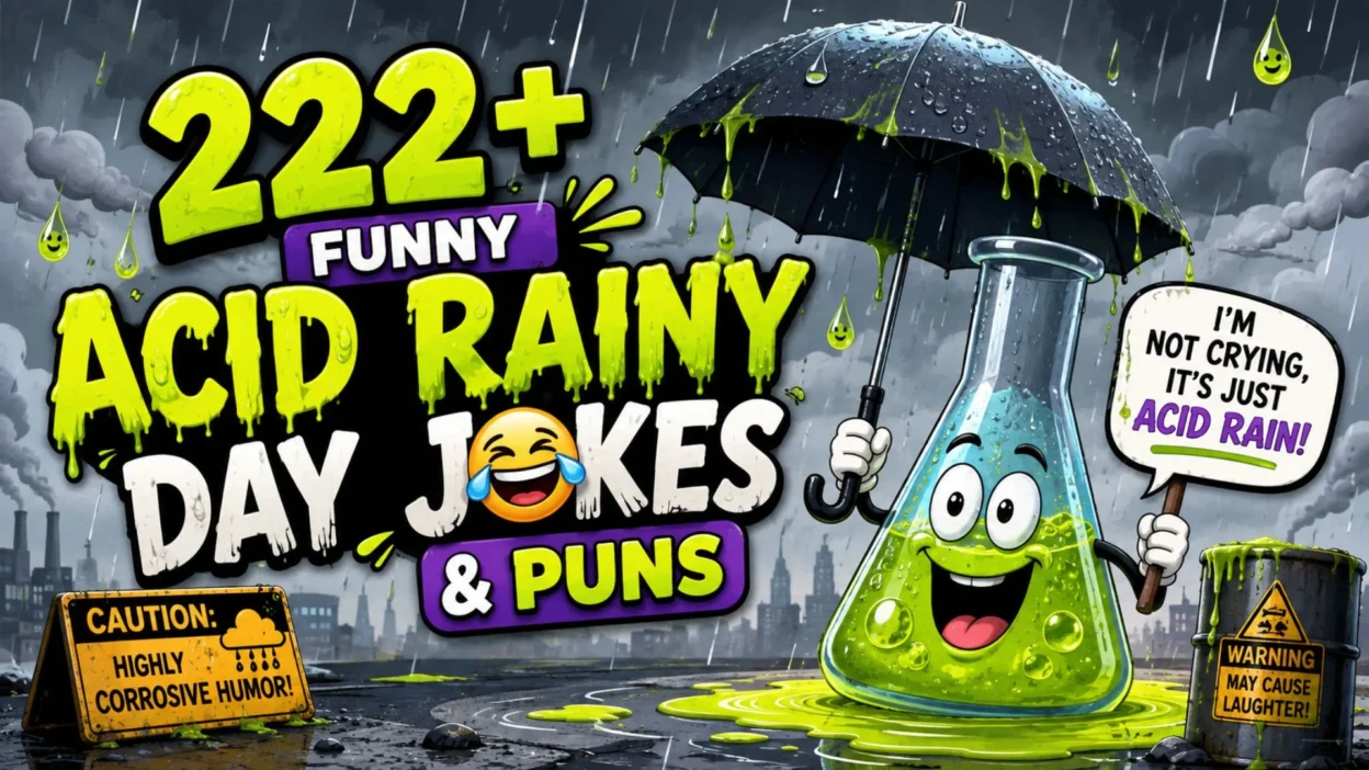 ☔ 222+ Funny Acid Rainy Day Jokes & Puns