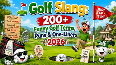 ⛳ Golf Slang 200+ Funny Golf Terms, Puns & One-Liners 2026