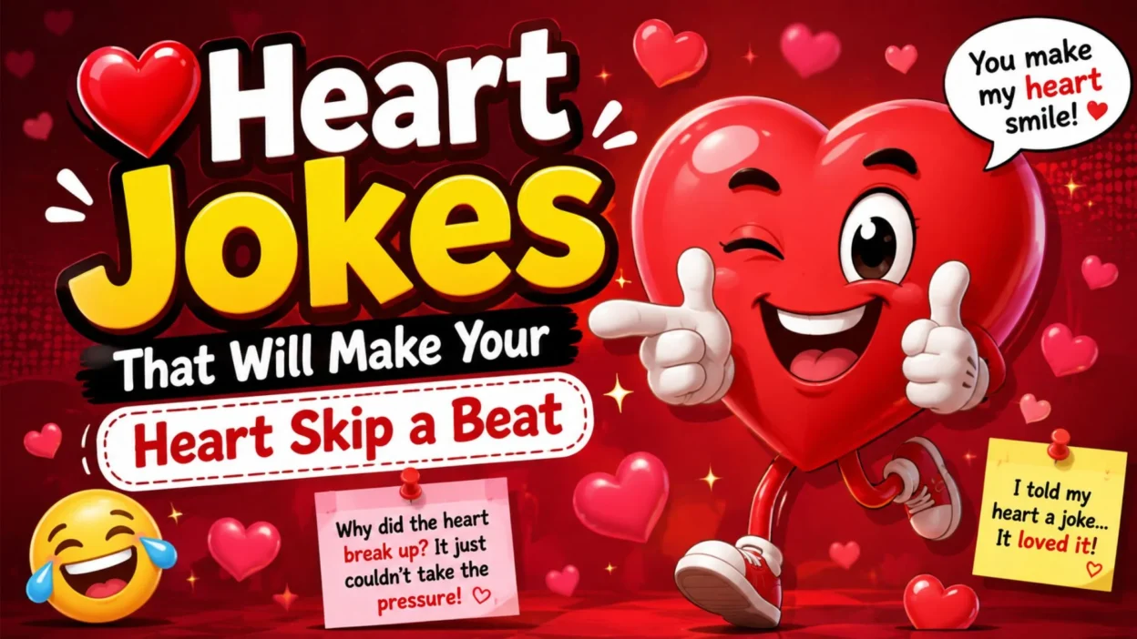 ❤️Heart Jokes That Will Make Your Heart Skip a Beat