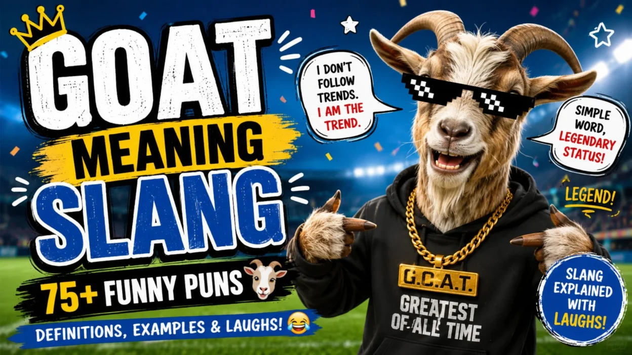 ⭐ Best SEO pick GOAT Meaning Slang 75+ Funny Puns 🐐