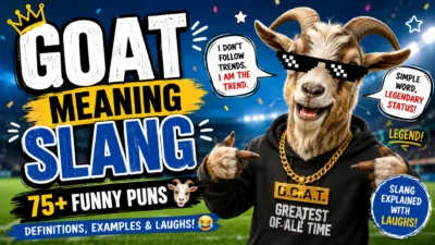 ⭐ Best SEO pick GOAT Meaning Slang 75+ Funny Puns 🐐