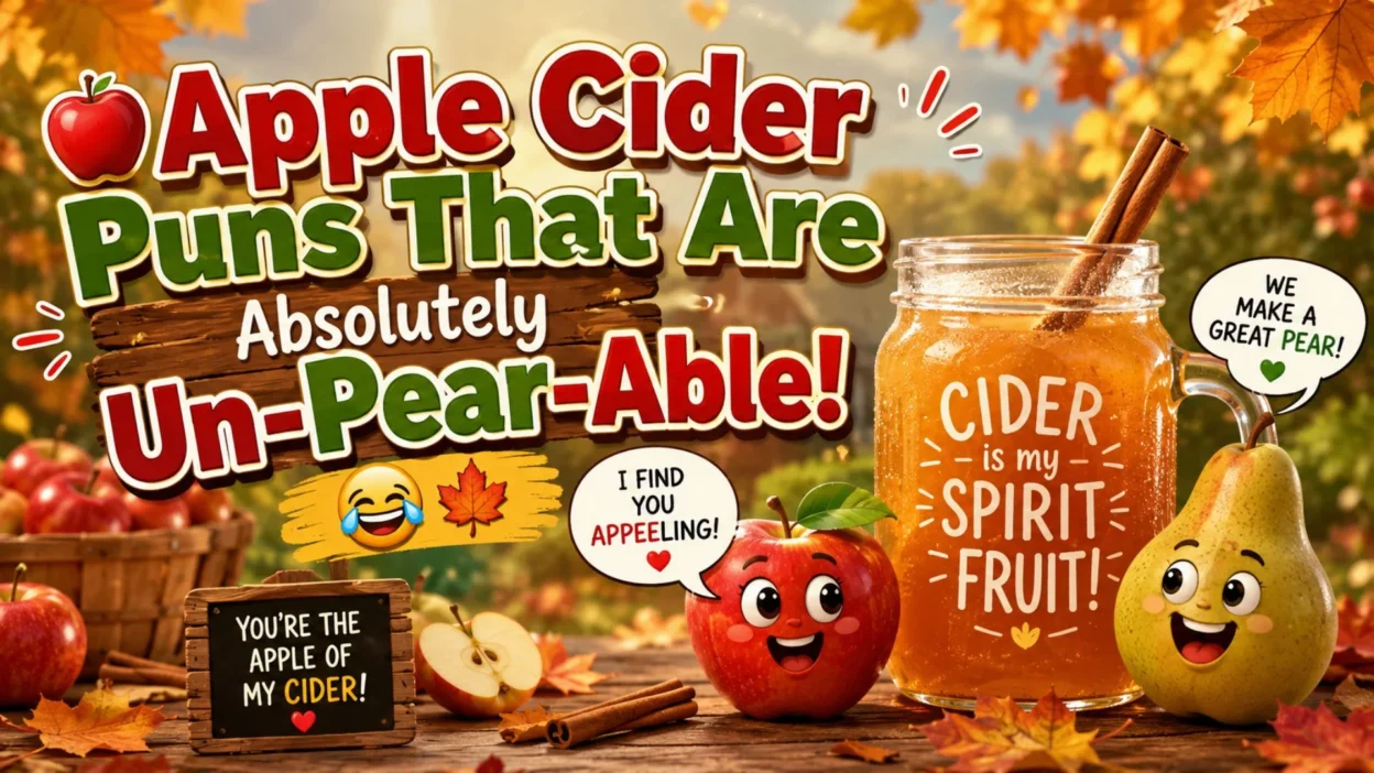 🍎 Apple Cider Puns That Are Absolutely Un‑Pear‑Able! 😂🍂