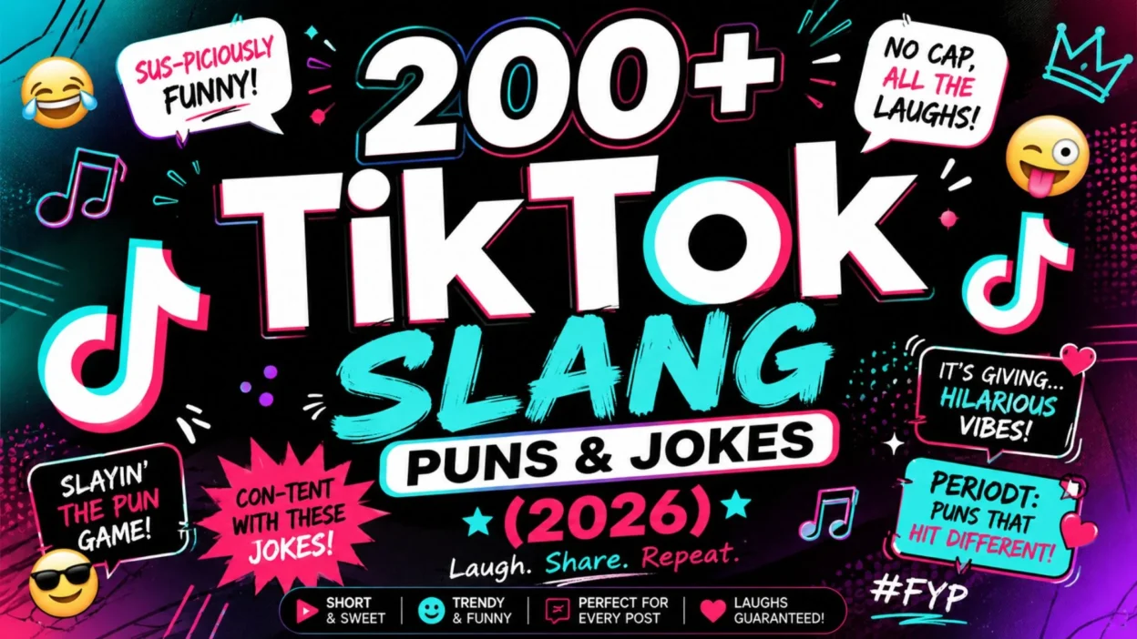 🎭 200+ TikTok Slang Puns & Jokes (2026) ⭐