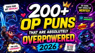 🎮 200+ OP Puns That Are Absolutely Overpowered 2026