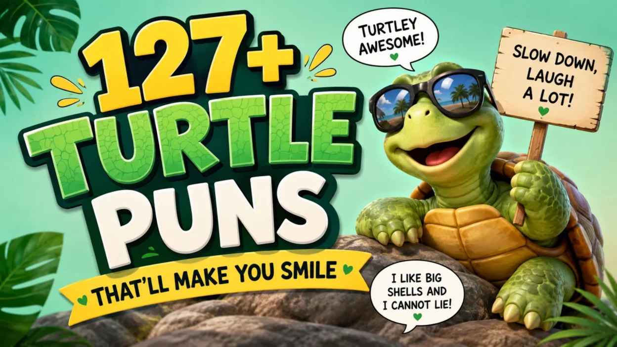🐢127+ Turtle Puns That’ll Make You Smile