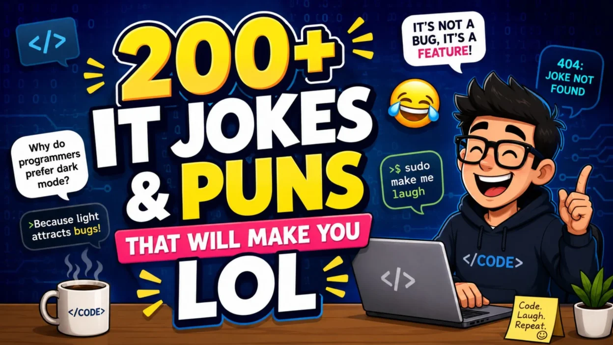 💻 200+ IT Jokes & Puns That Will Make You LOL