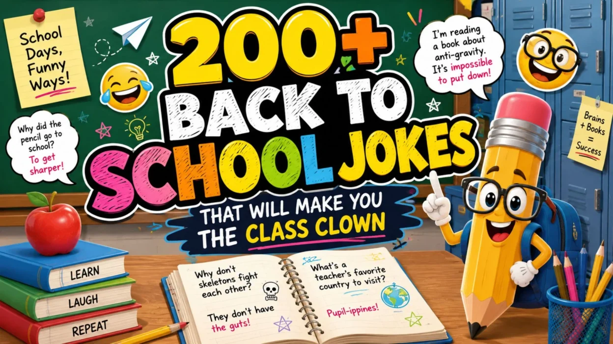 📚 200+ Back to School Jokes That Will Make You the Class Clown