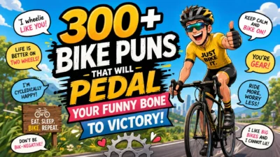 🚲 300+ Bike Puns That Will Pedal Your Funny Bone to Victory!