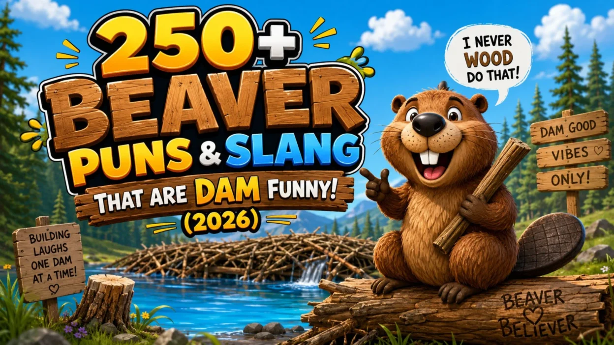 🦫 250+ Beaver Puns & Slang That Are Dam Funny (2026) ⭐