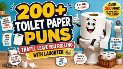 🧻 200+ Toilet Paper Puns That’ll Leave You Rolling With Laughter